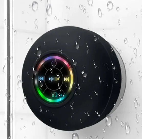 Waterproof Bluetooth Speaker with Suction Cup | Portable Shower Speaker