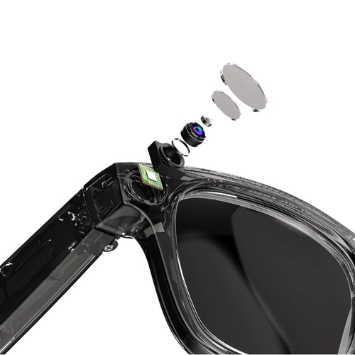 AI Camera Smart Glasses - HD Video Recording with Voice Translation & Object Recognition