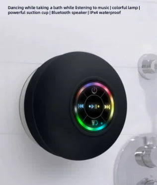 Waterproof Bluetooth Speaker with Suction Cup | Portable Shower Speaker